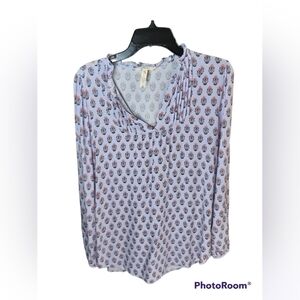 Matilda Jane Med Topiary lilac blouse L/S